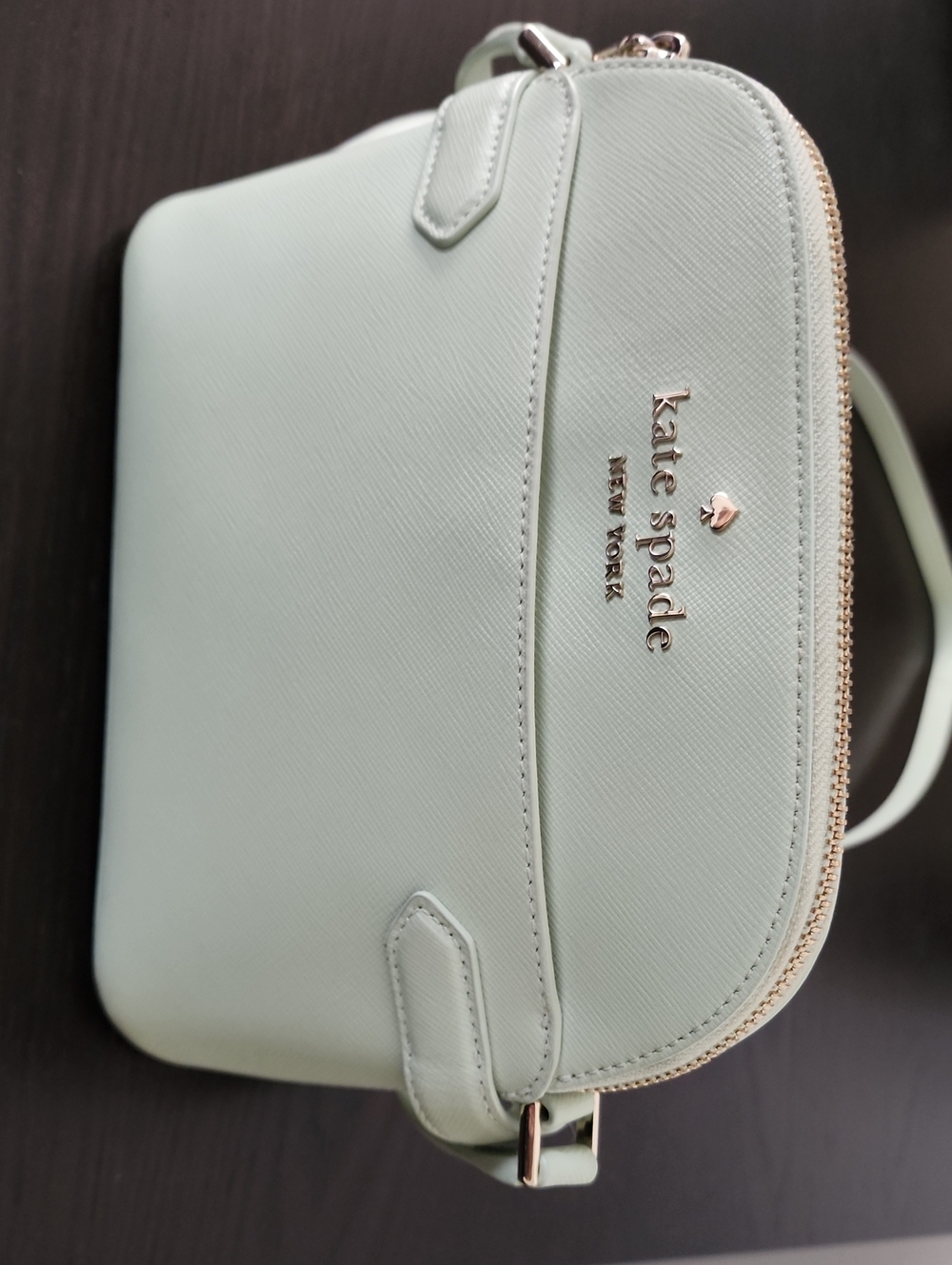 Kate spade beautiful mint leather crossbody bag